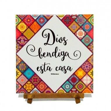 Azulejo 20x20 Dios bendiga esta casa