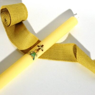 Cirio bautismo 40x3 cm personalizable