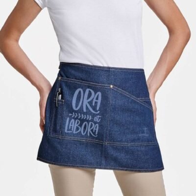 Delantal vaquero Ora et Labora