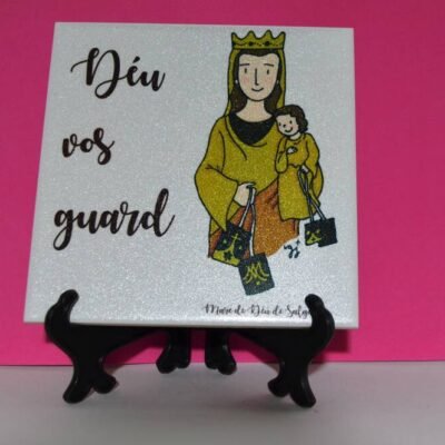 Azulejo Déu vos guard, Virgen del Carmen