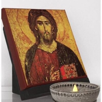 Icono Jesús Pantocrátor 20x20