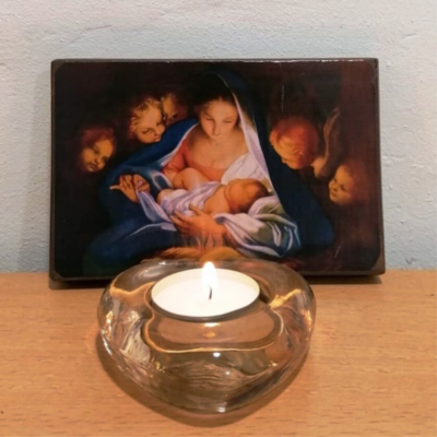 Tablilla madera 14x10 Nacimiento