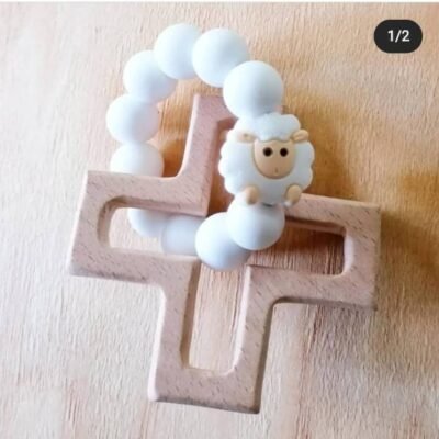 Mordedor sensorial decenario (blanco)