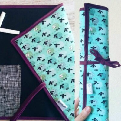 Pizarra enrollable de tela