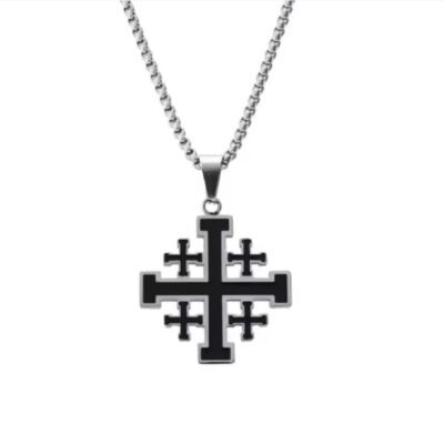 Colgante cruz de Jerusalén