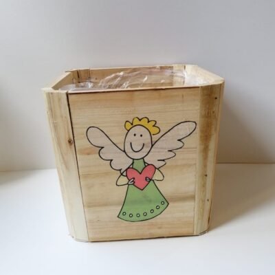 Maceta de madera