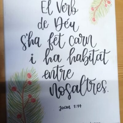 Lienzo Navidad (catalán)