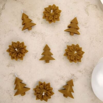 Pack 9 velas-mini cera de abeja virgen