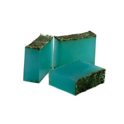 Jabón natural artesano de glicerina vegetal - Limón, Menta y Pepita de Uva