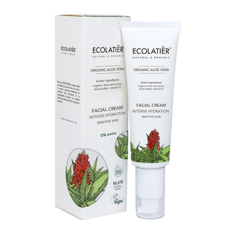 Crema facial nutrición profunda aloe vera ecológico (50 ml)